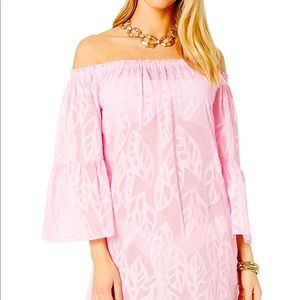 Lilly Pulitzer Nevie Swim Cover-Up in Pink Tropics XXS/XS